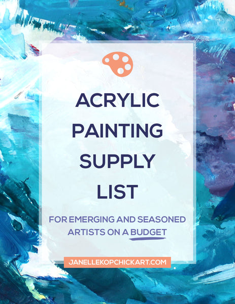 Acrylic Painting Supplies for Artists on a Budget