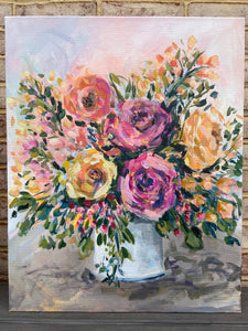 Roses in May Original Painting