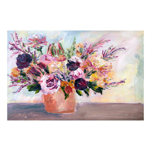 February Flowers Original Floral Painting